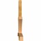 Ekena Millwork Davenport Rough Sawn Timber Gable Bracket, Western Red Cedar, 108"W x 49"H x 4"D x 4"F, 11/12 Pitch GBW108X49X0404DAV00RWR - alternate 3